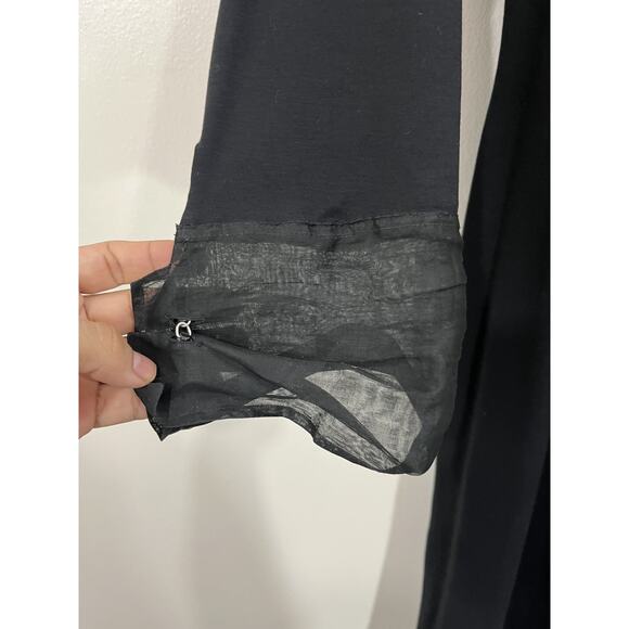 Anne Fontaine Laurence Dress 40 Academia Witchy Victorian Luxury Minimalist 90s - Picture 6 of 15